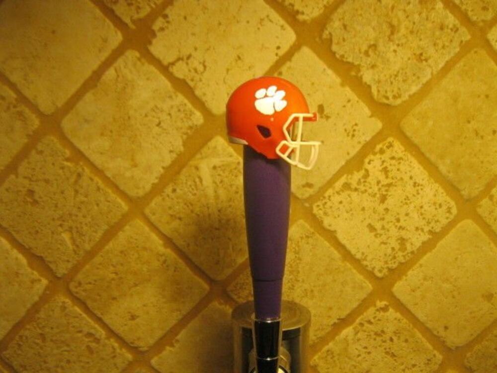 Beer Tap Handle Clemson Tigers NCAA Football Kegerator Wood ACC New Kegerator